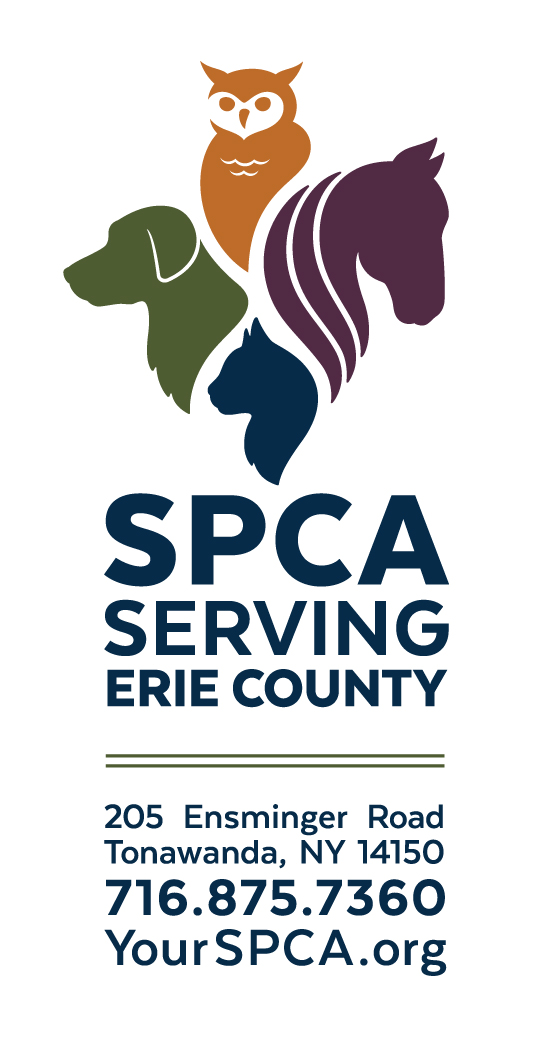 Spca Logo 17 Vertical With Address Dog Cat Pet Adoption Animal Shelter In Buffalo